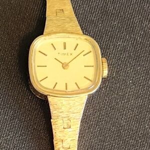 Timex Gold-Tone Ladies Bracelet Watch